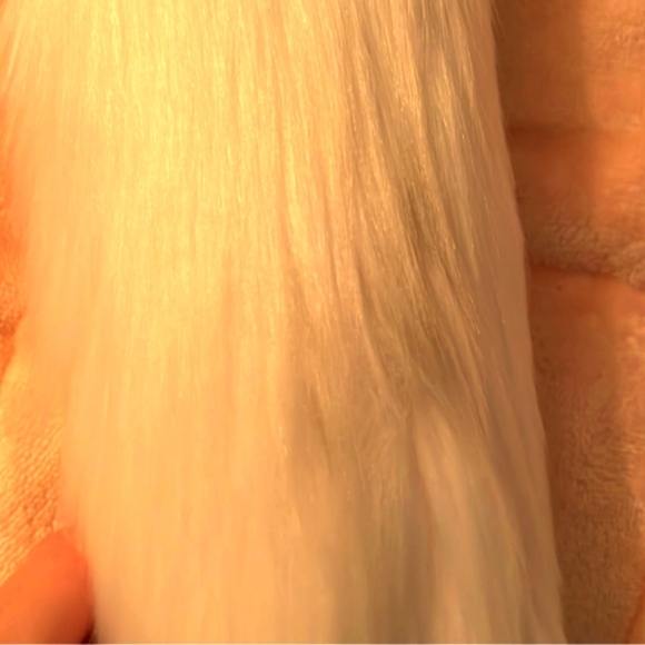 COSTUME White Faux Fur Cat Animal Tail To Be Worn on Belt 🐾🤍 - Picture 5 of 5